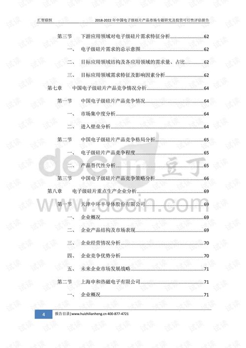 2018-2022年中國電子級(jí)硅片產(chǎn)品市場(chǎng)專題研究及投資可行性評(píng)估報(bào)告